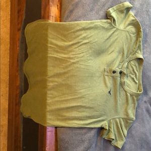 Olive green American eagle shirt